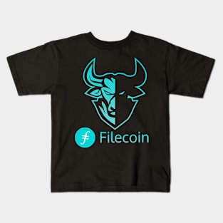 Filecoin Crypto coin Crytopcurrency Kids T-Shirt